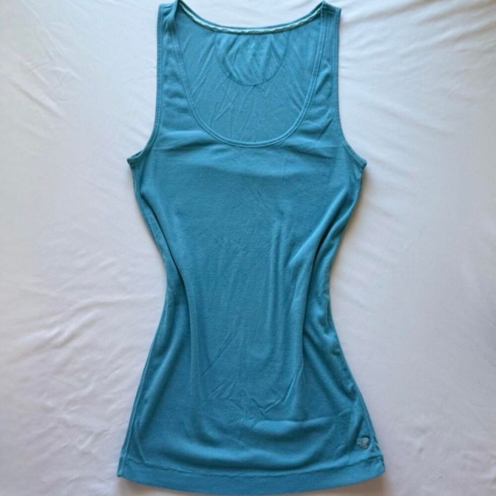 Vintage Y2K American Eagle Ribbed Knit Tank Top